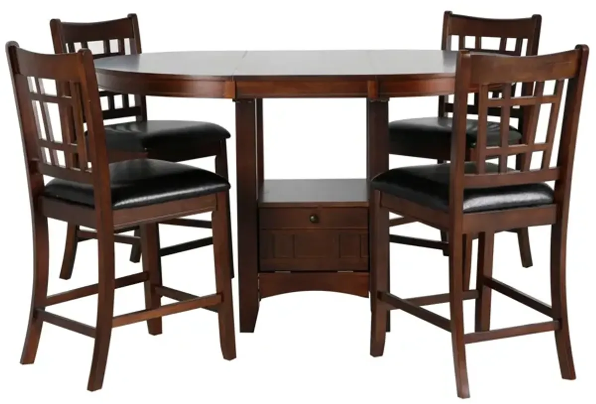 5 PIECE COUNTER HEIGHT DINING SET