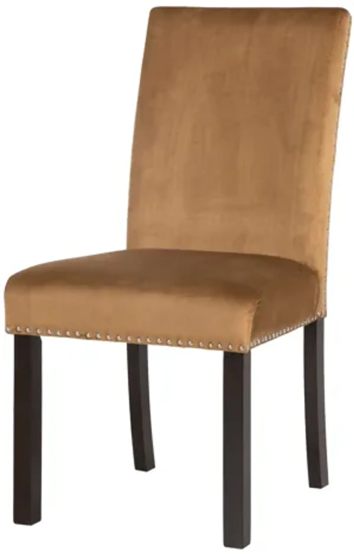 Faux Marble Top Writing Desk & Upholstered Chair Set (Dark Brown)