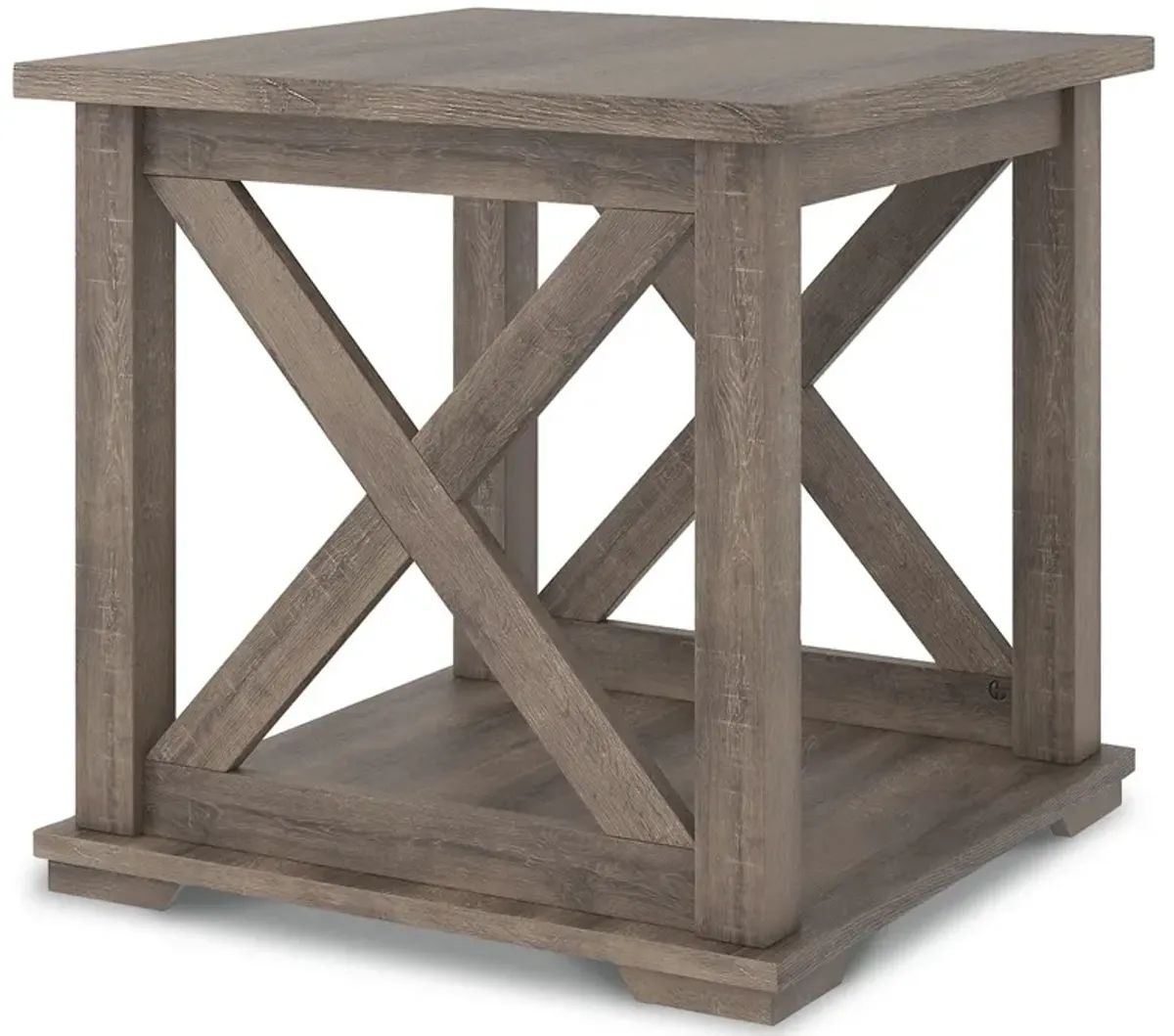 Arlenbry - Gray - Square End Table
