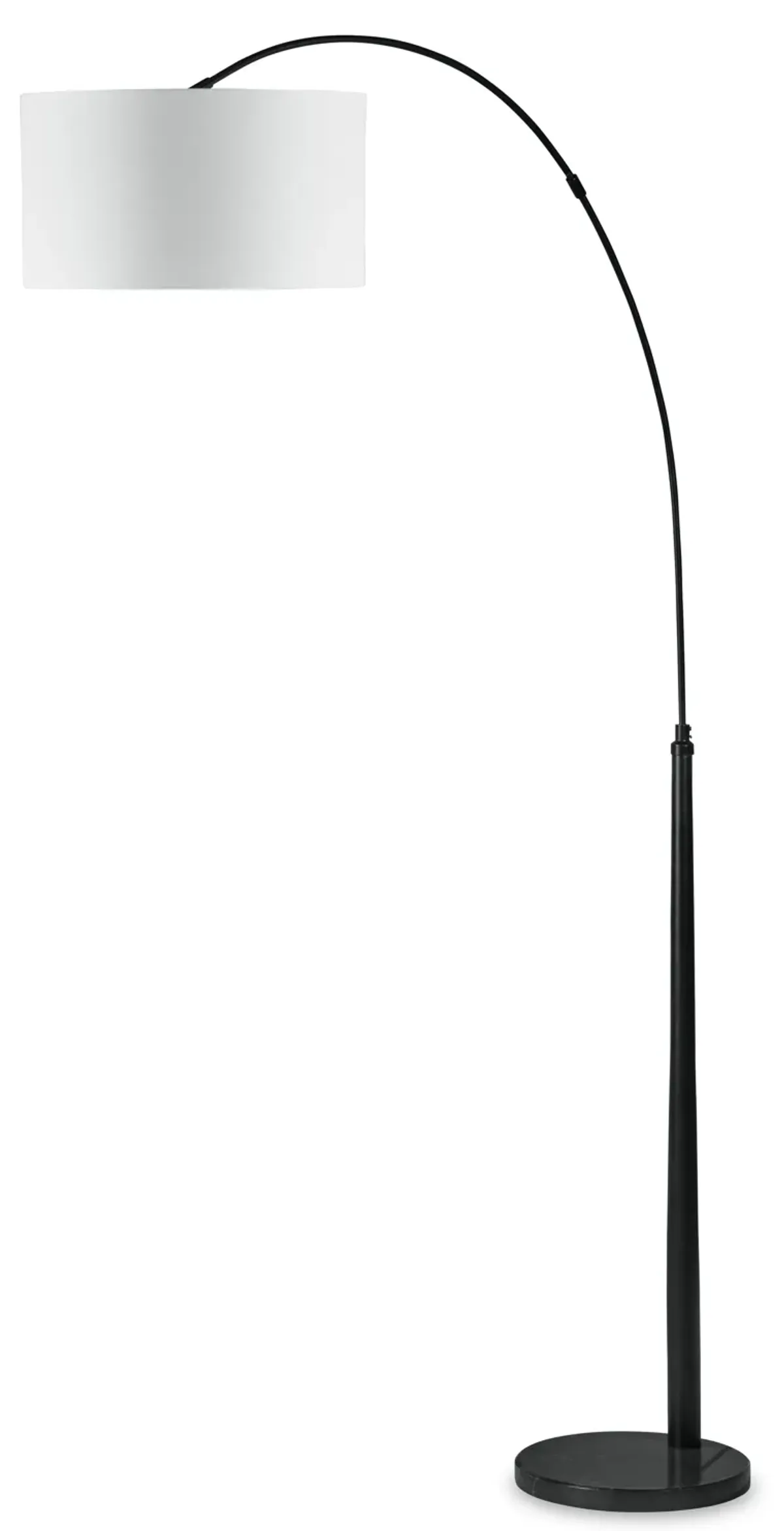 Veergate - Black - Metal Arc Lamp