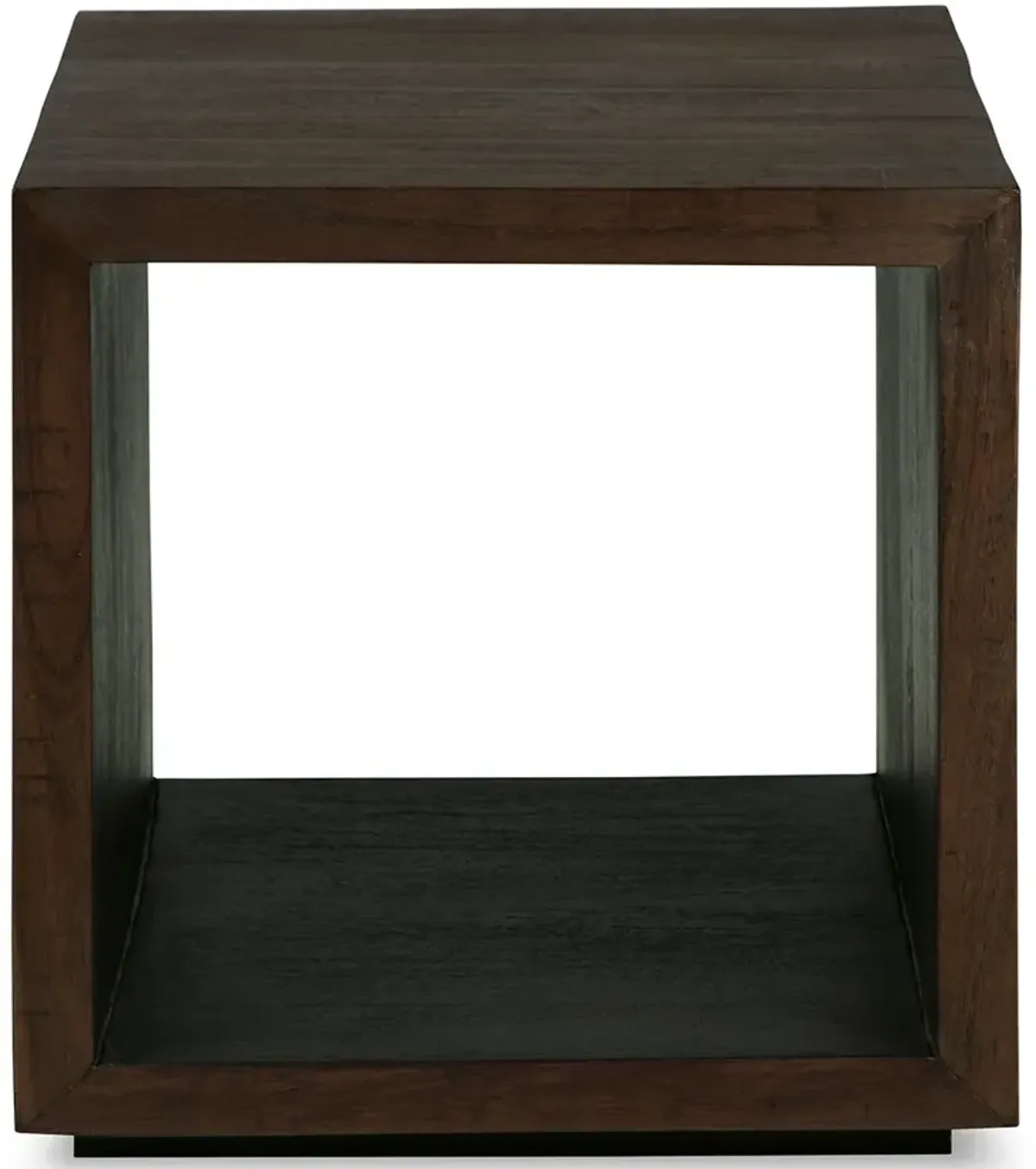 Hensington - Brown / Black - Square End Table