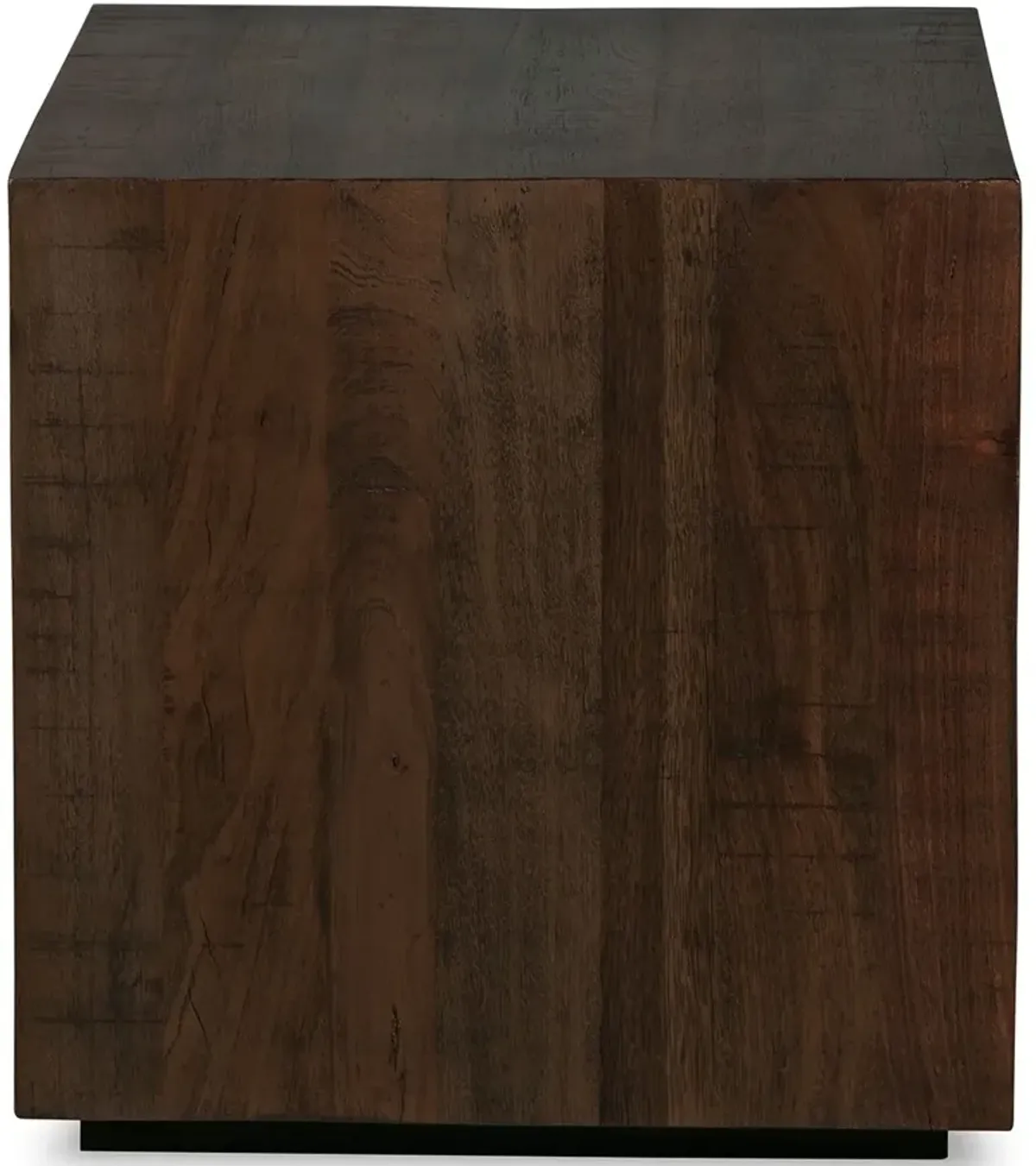 Hensington - Brown / Black - Square End Table