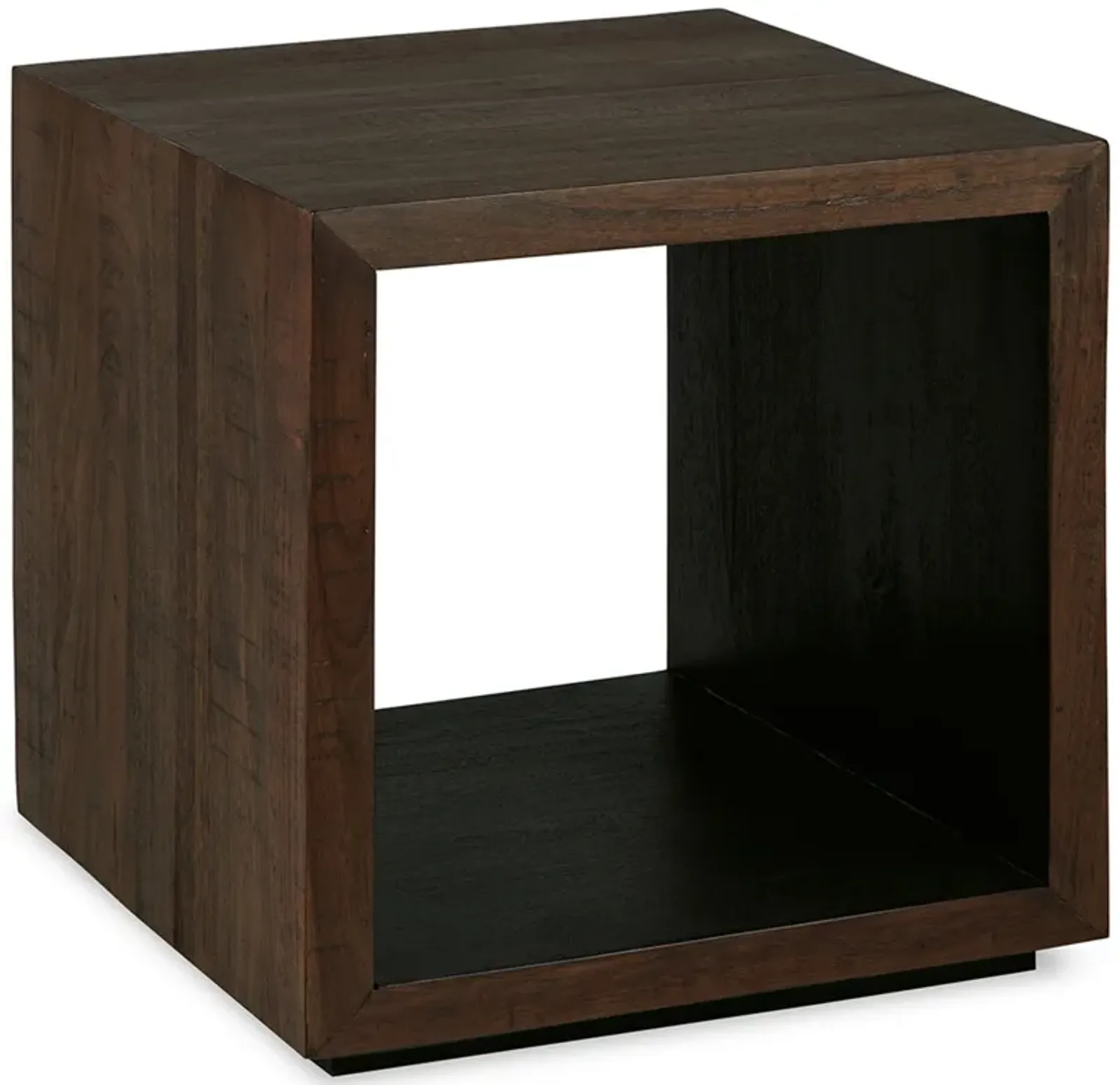 Hensington - Brown / Black - Square End Table