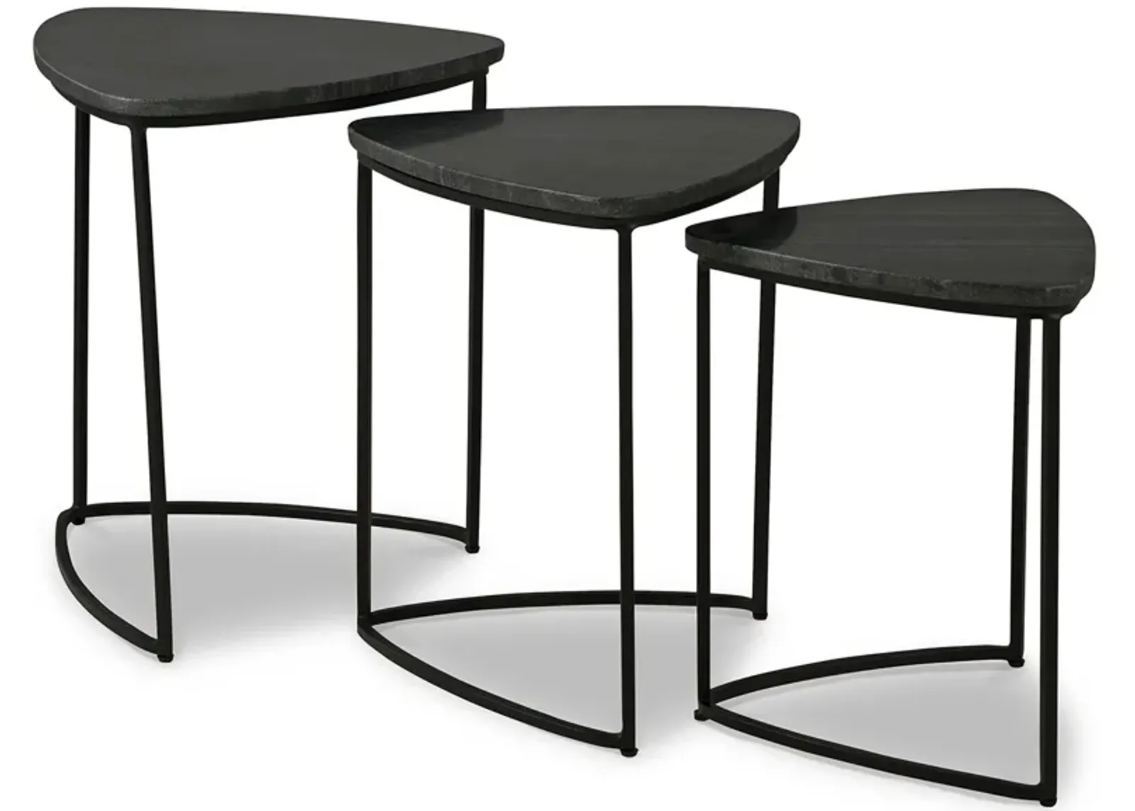 Olinmere - Black - Accent Table (Set of 3)