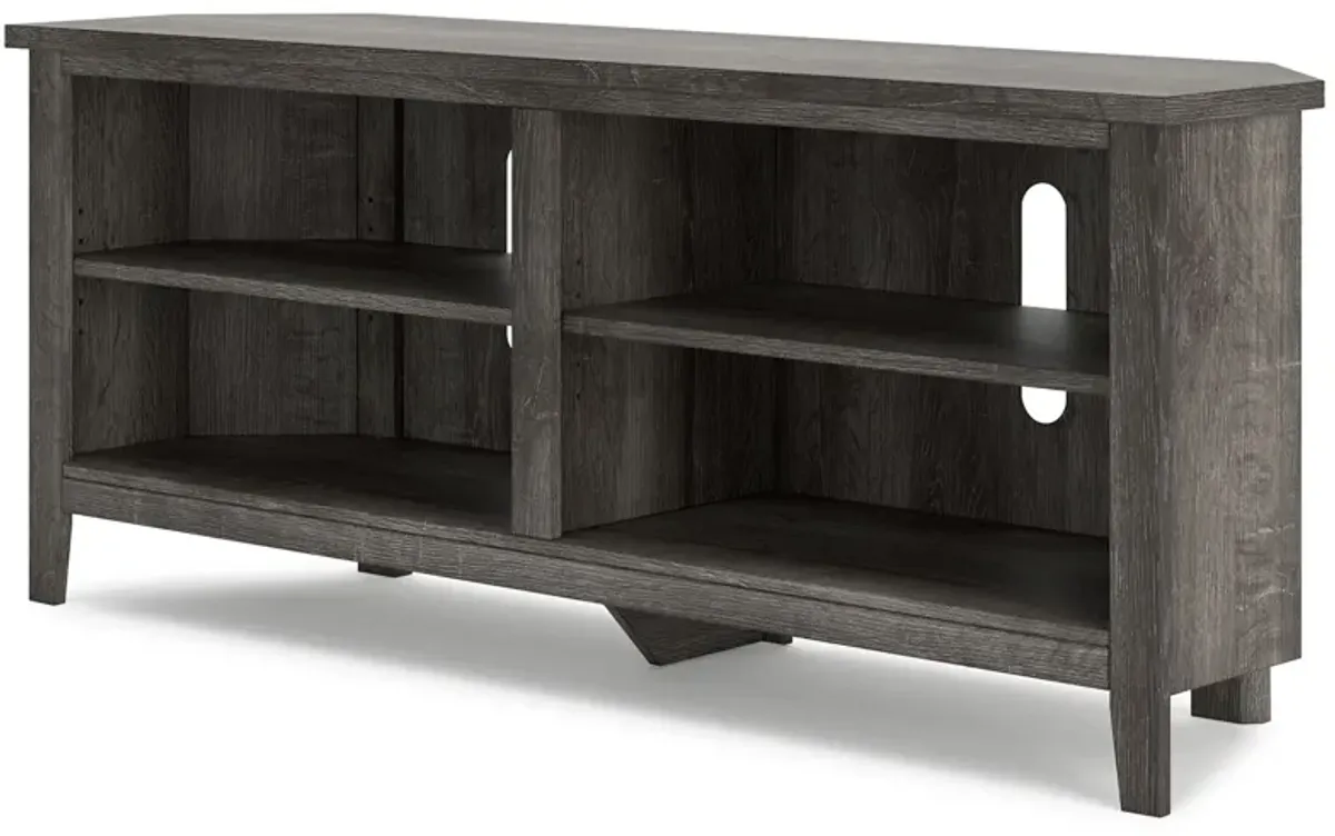 Arlenbry - Gray - Medium Corner TV Stand