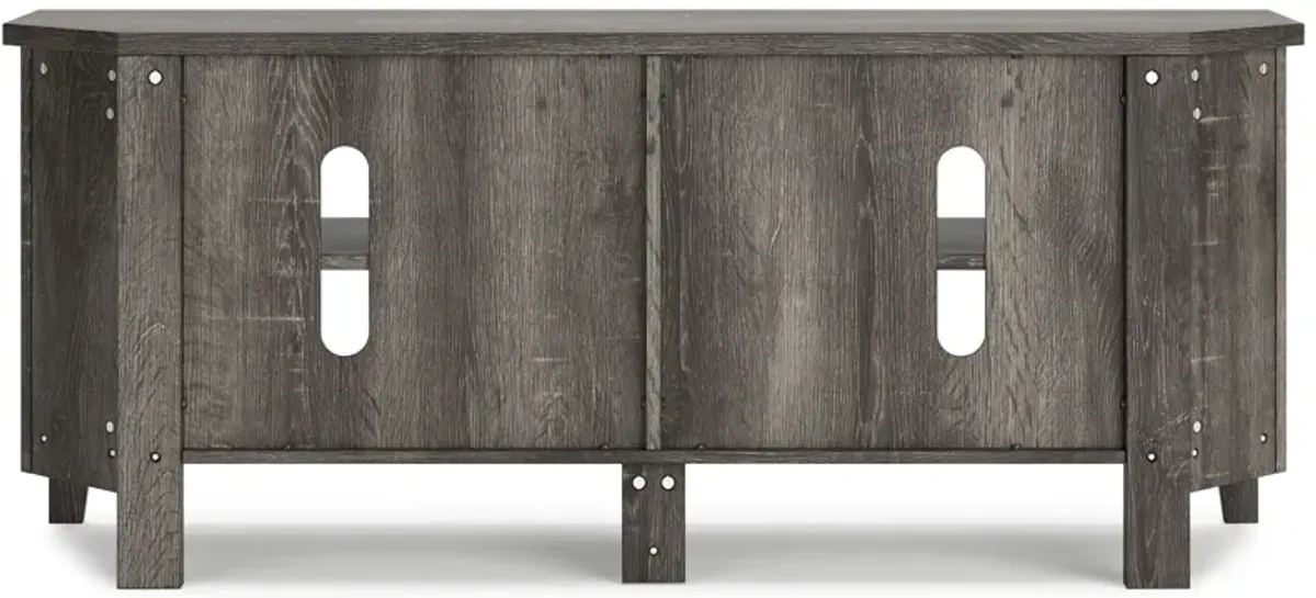 Arlenbry - Gray - Medium Corner TV Stand