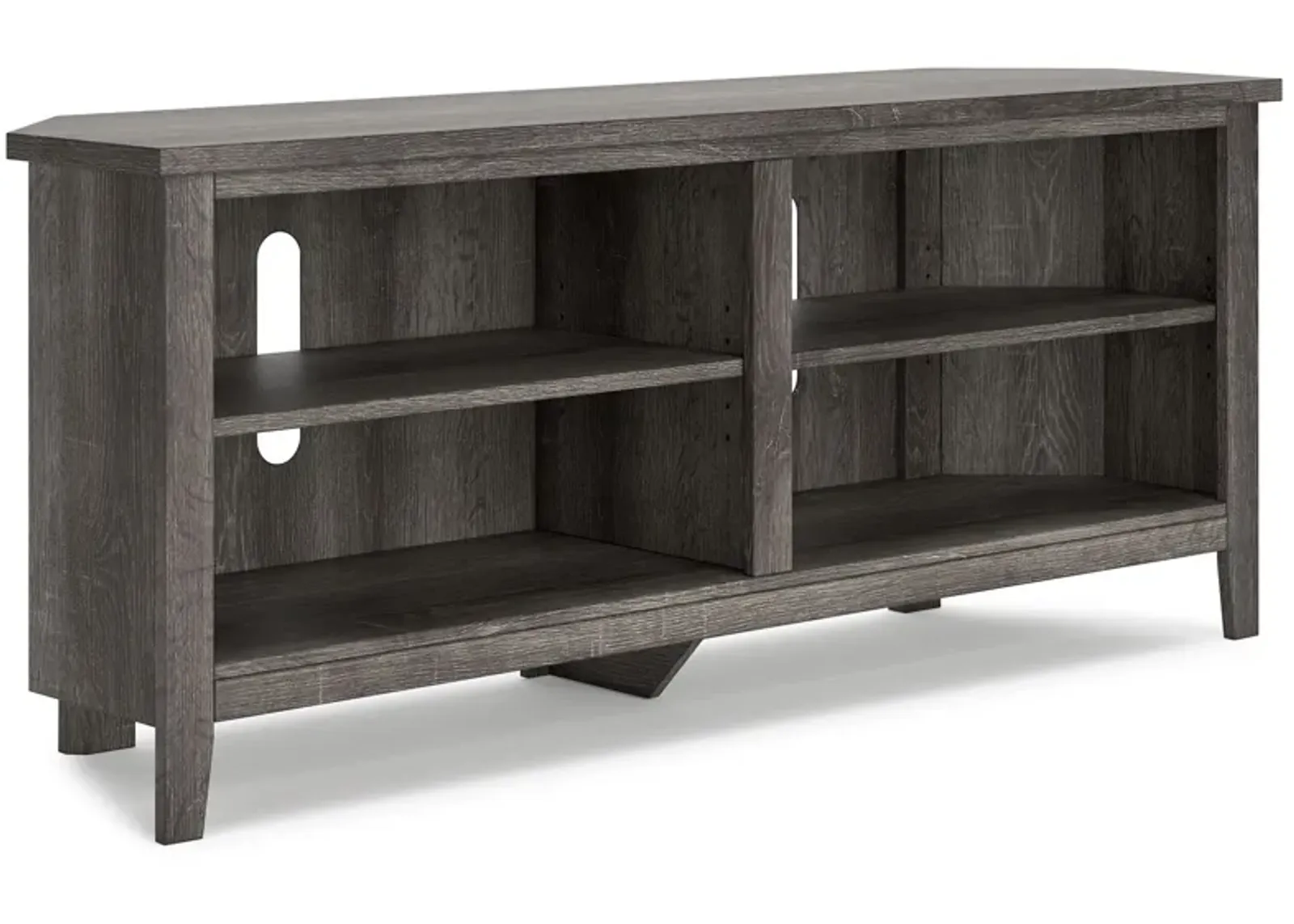 Arlenbry - Gray - Medium Corner TV Stand