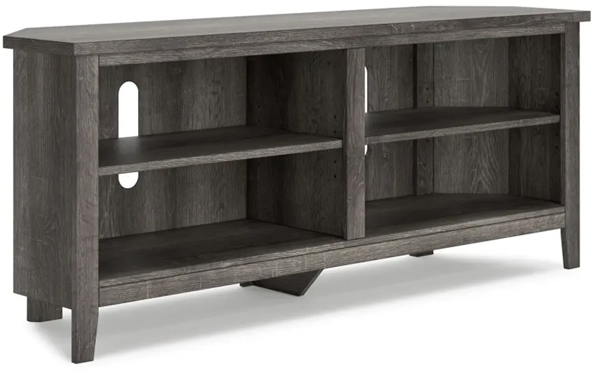 Arlenbry - Gray - Medium Corner TV Stand