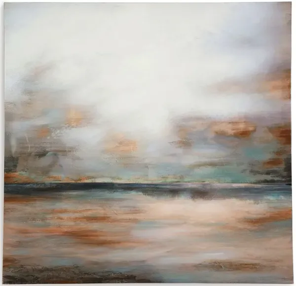 Weatheridge - Grey / Gold - Wall Art