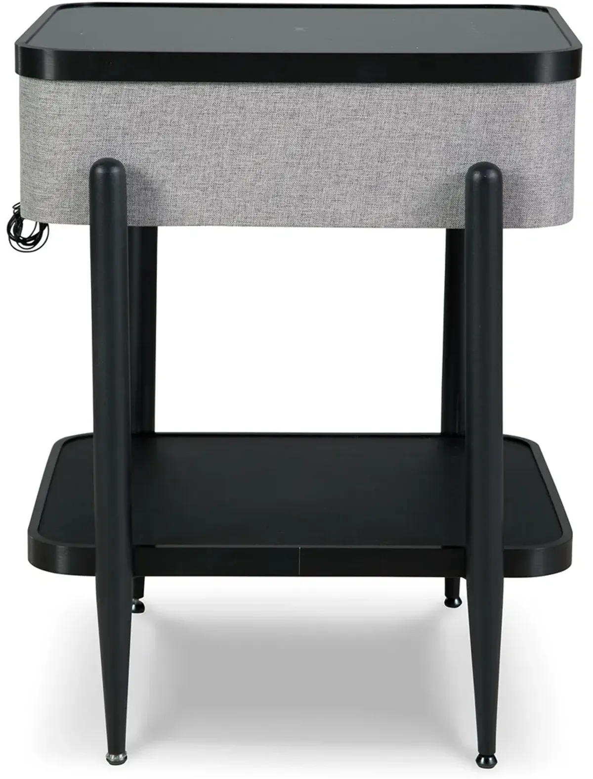 Jorvalee - Gray / Black - Accent Table With Speaker