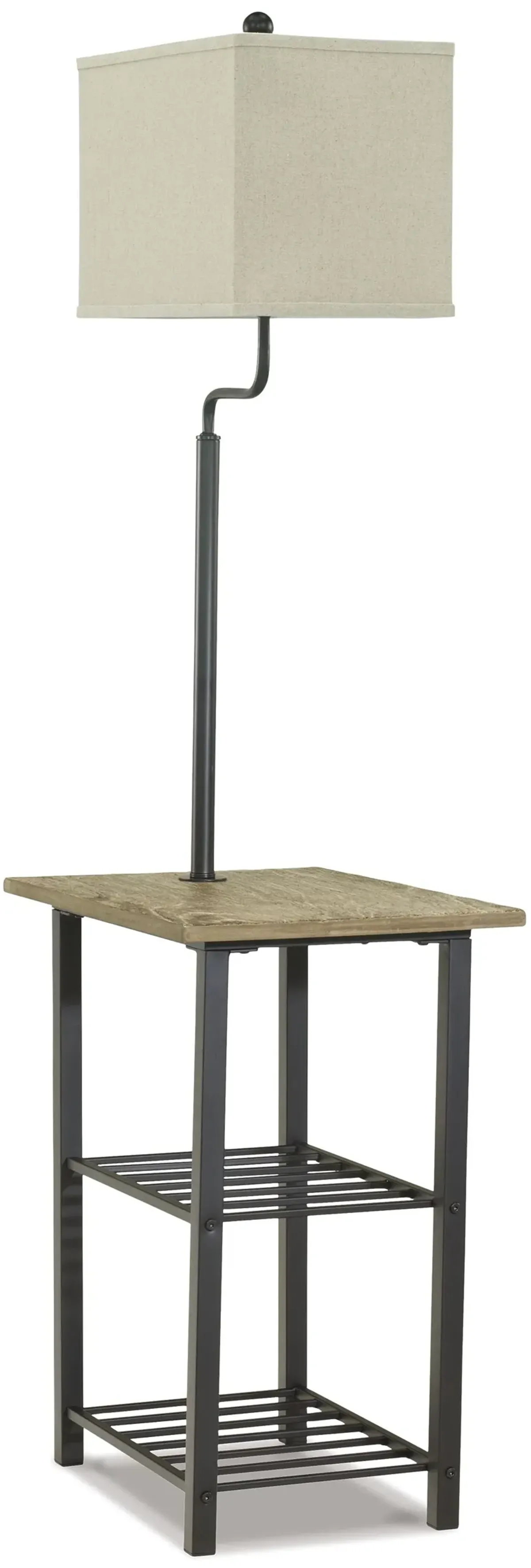 Shianne - Metal Tray Lamp  - Black