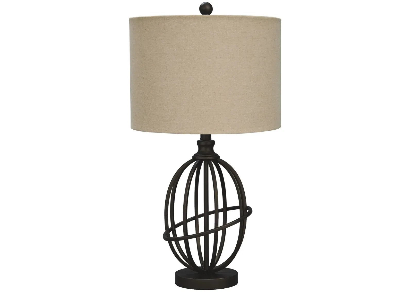 Manasa - Dark Brown - Metal Table Lamp