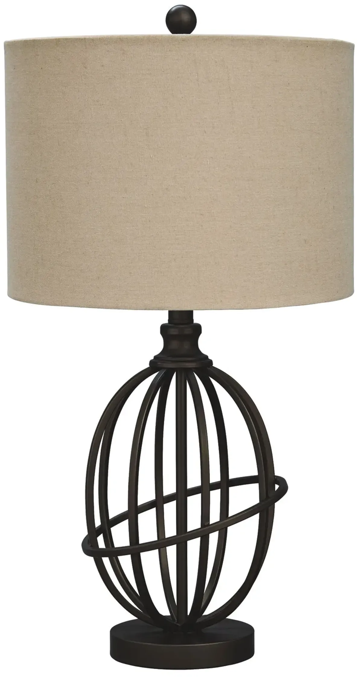 Manasa - Dark Brown - Metal Table Lamp