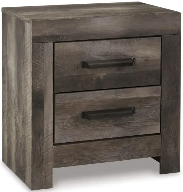 Wynnlow - Two Drawer Night Stand - Gray