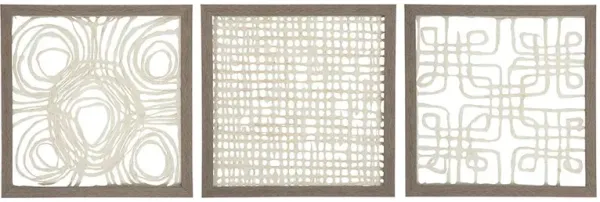 Odella - Cream / Taupe - Wall Decor Set (Set of 3)