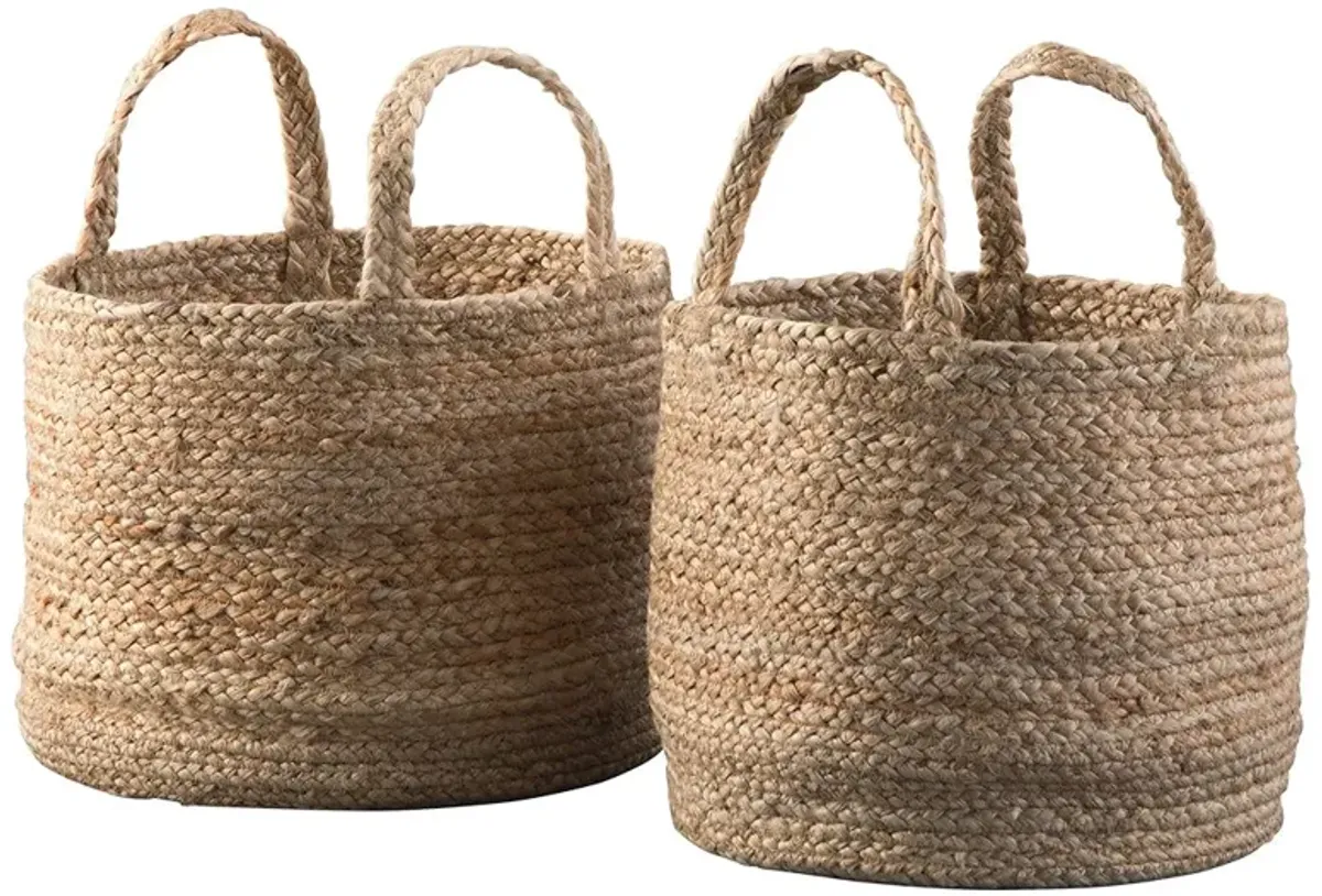 Brayton - Natural - Basket Set (Set of 2)