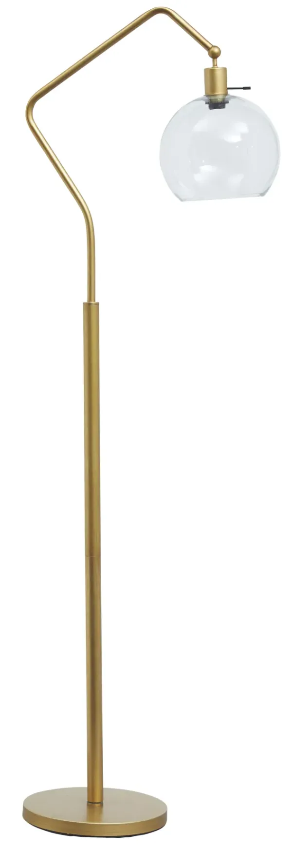 Marilee - Antique Brass Finish - Metal Floor Lamp