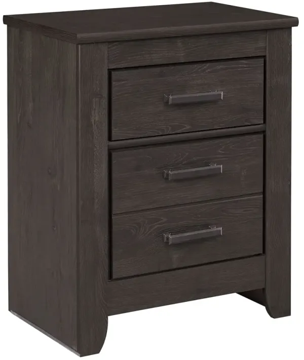 Brinxton - Charcoal - Two Drawer Night Stand