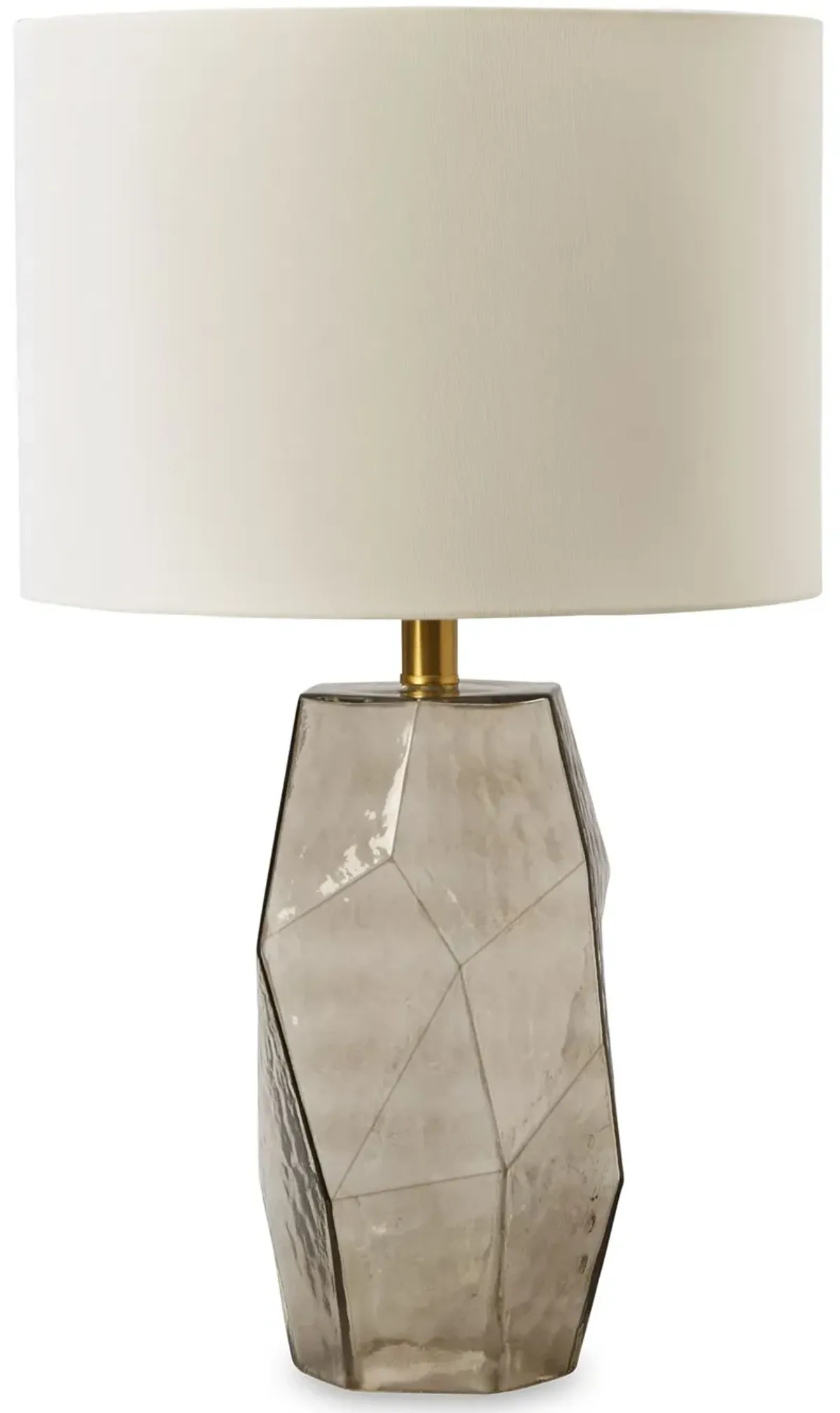 Taylow - Glass Table Lamp  - Gray