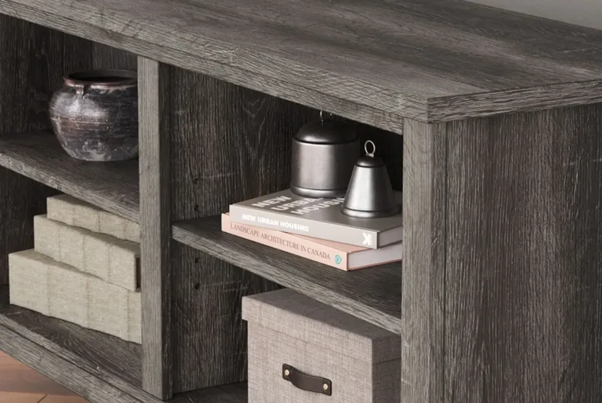 Arlenbry - Gray - Small Corner TV Stand