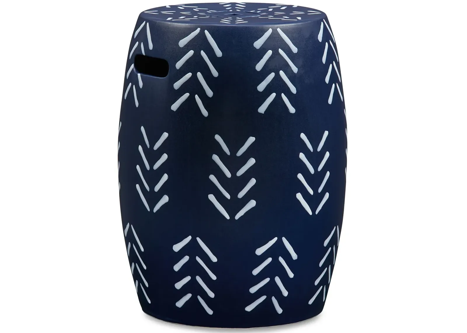 Genemore - Navy / White - Stool