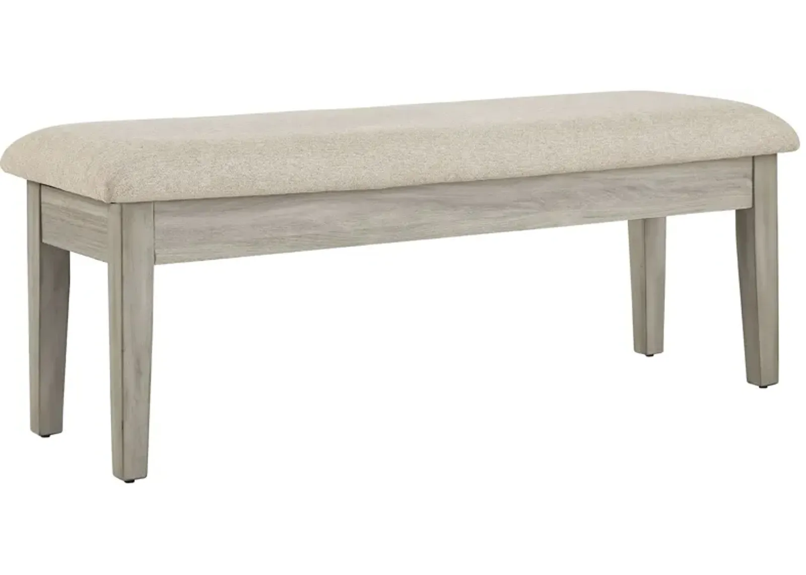 Parellen - Beige / Gray - Upholstered Storage Bench