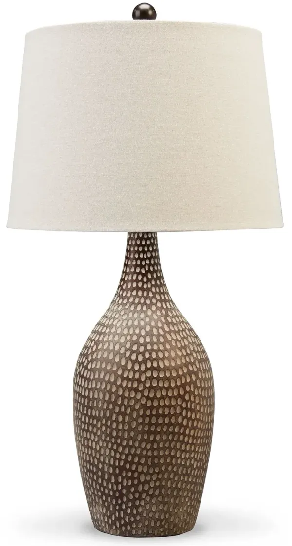 Laelman - Brown / Gray - Poly Table Lamp (Set of 2)