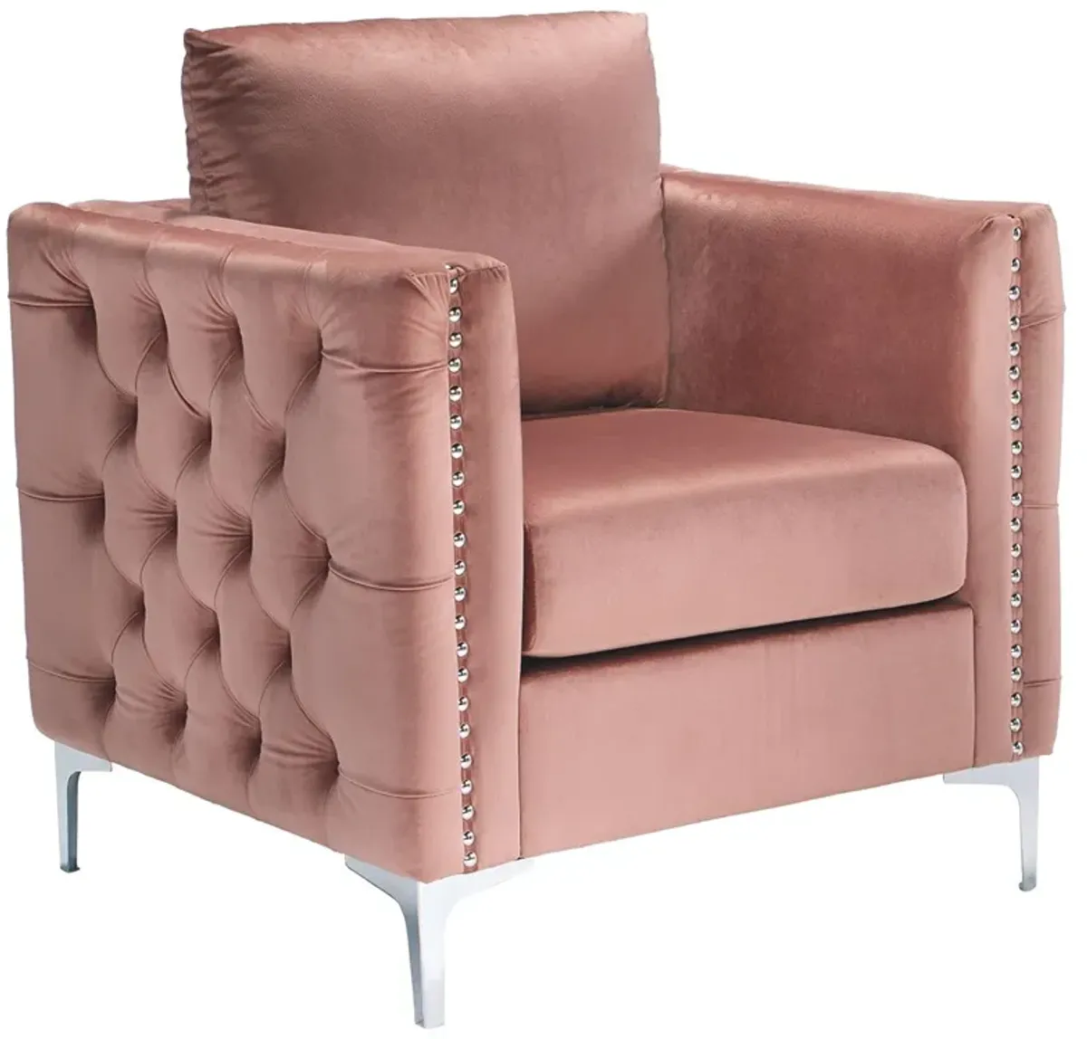 Lizmont - Blush Pink - Accent Chair