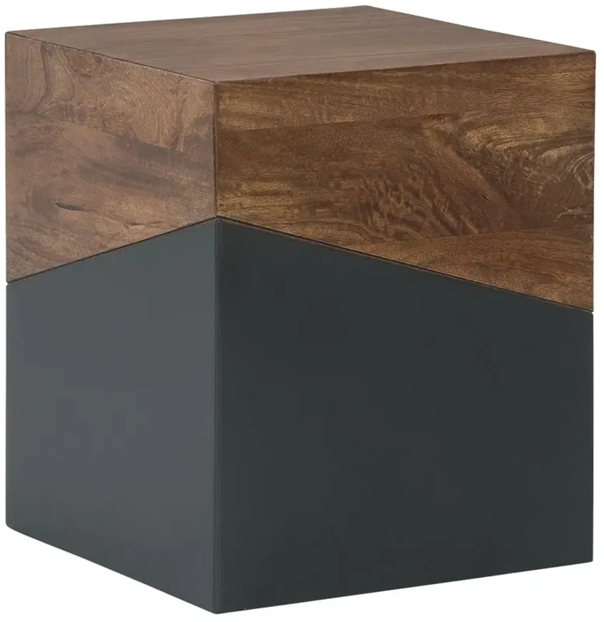 Trailbend - Accent Table - Brown / Gunmetal