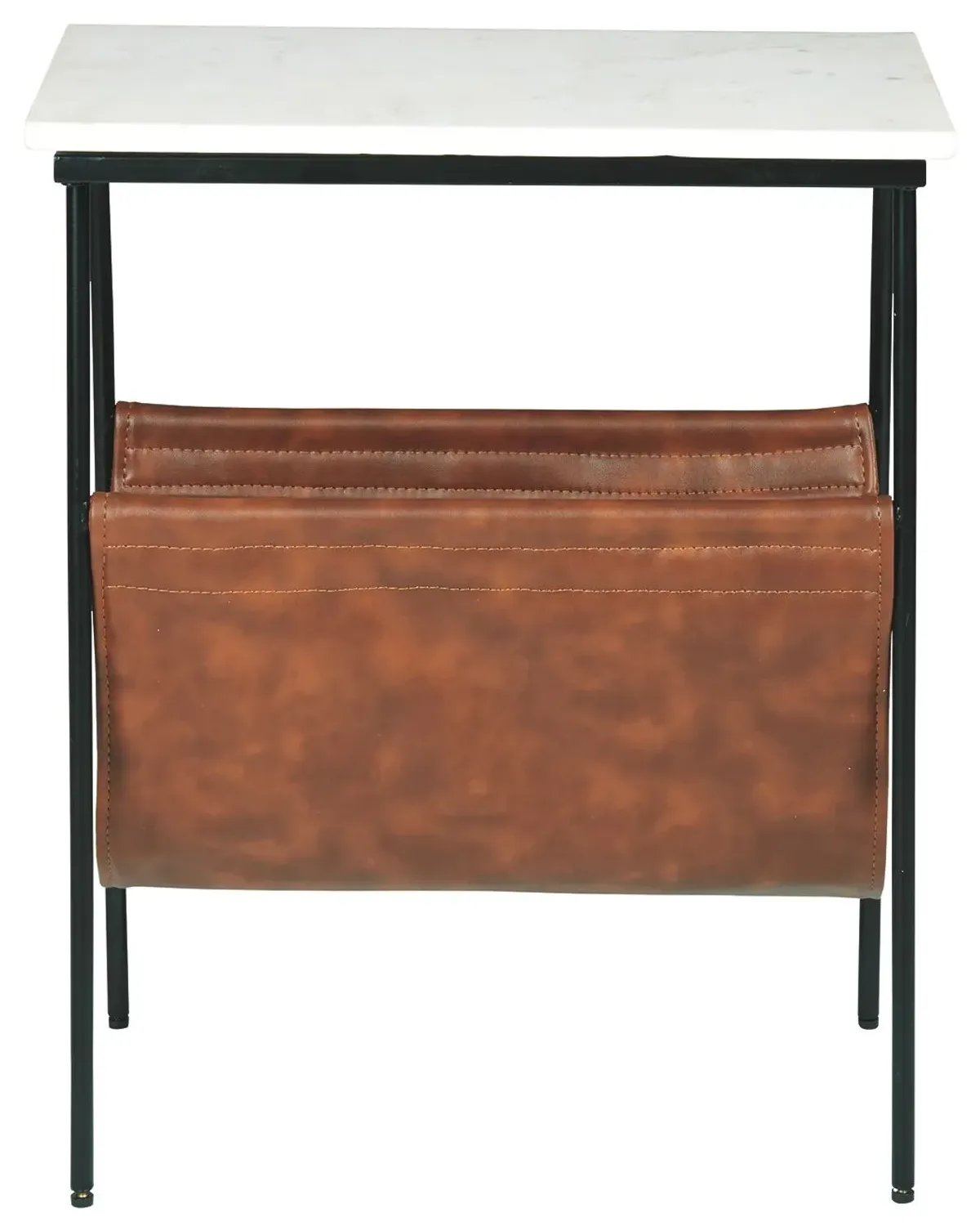 Etanbury - Accent Table - Brown / Black / White