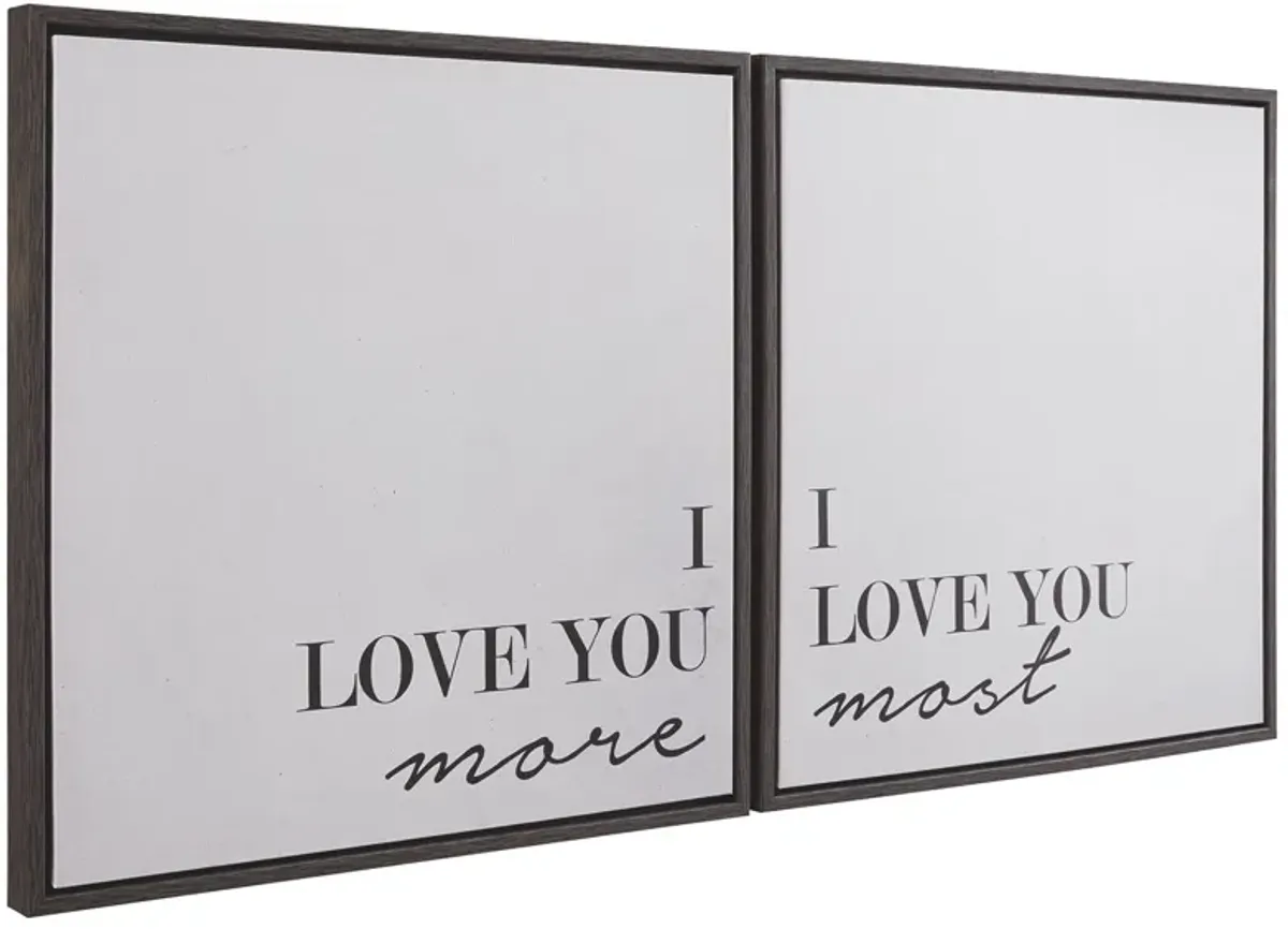 Adline - Black / White - Wall Art Set (Set of 2)