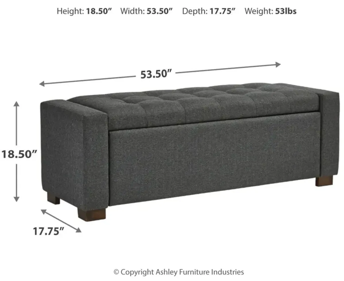 Cortwell - Gray - Storage Bench