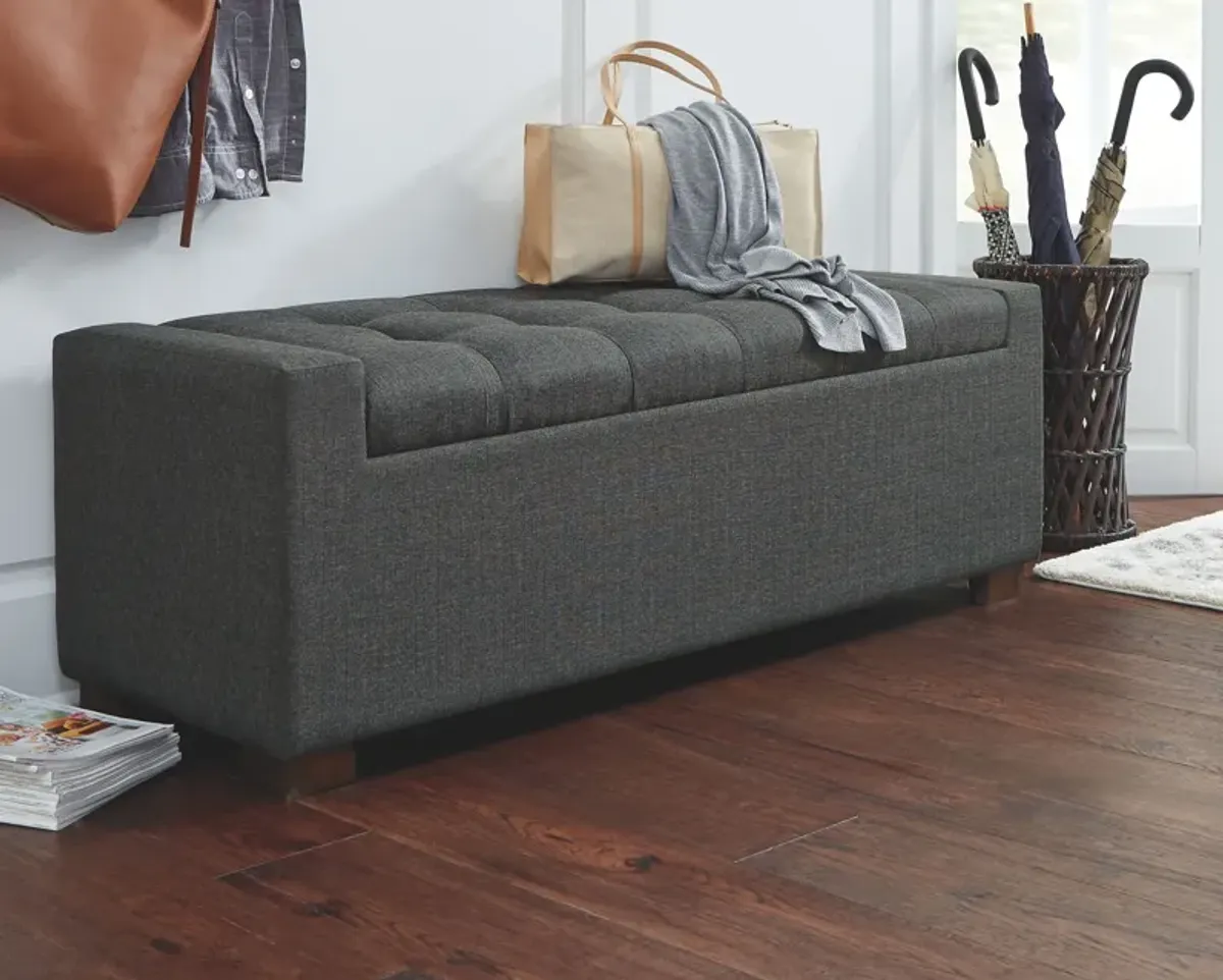 Cortwell - Gray - Storage Bench