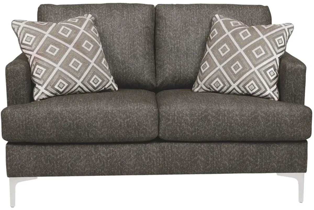 Arcola - Brown Dark - Rta Loveseat