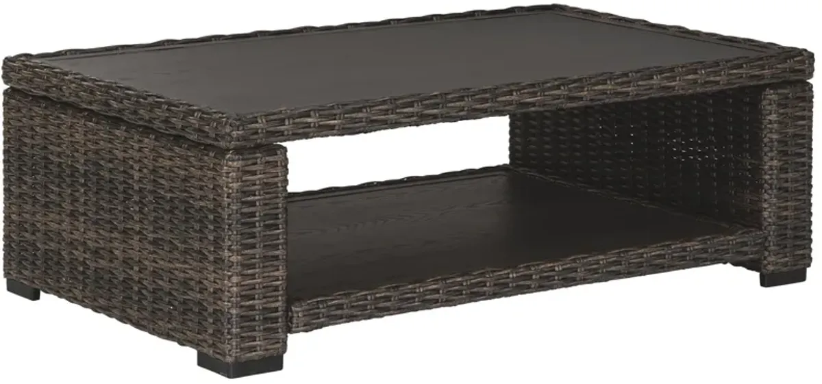Grasson Lane - Rectangular Cocktail Table - Brown