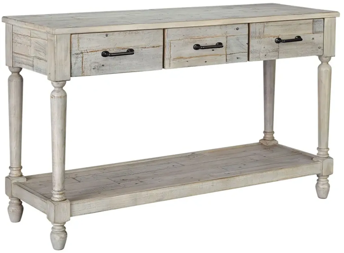 Shawnalore - Whitewash - Sofa Table