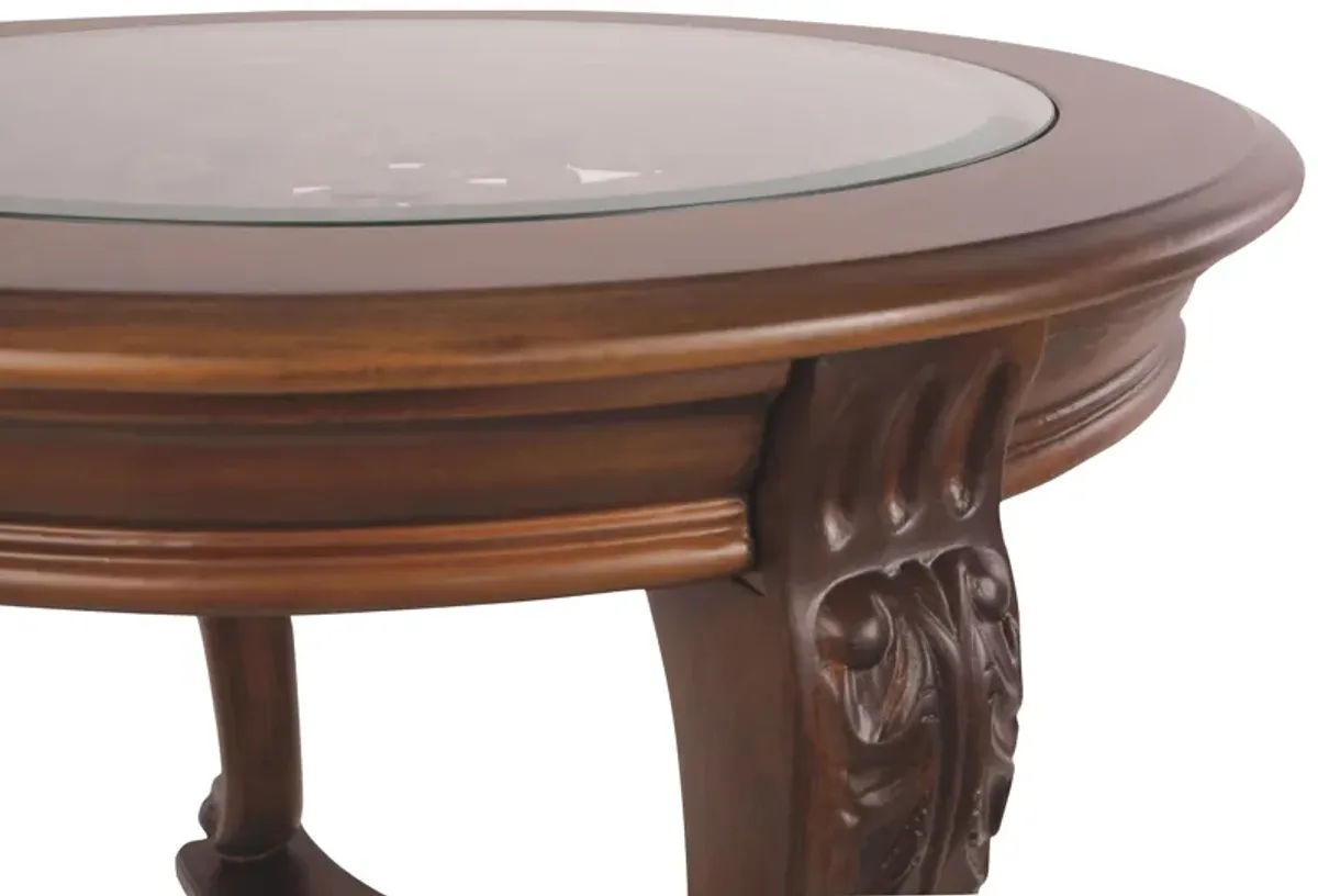 Norcastle - Dark Brown - Round End Table