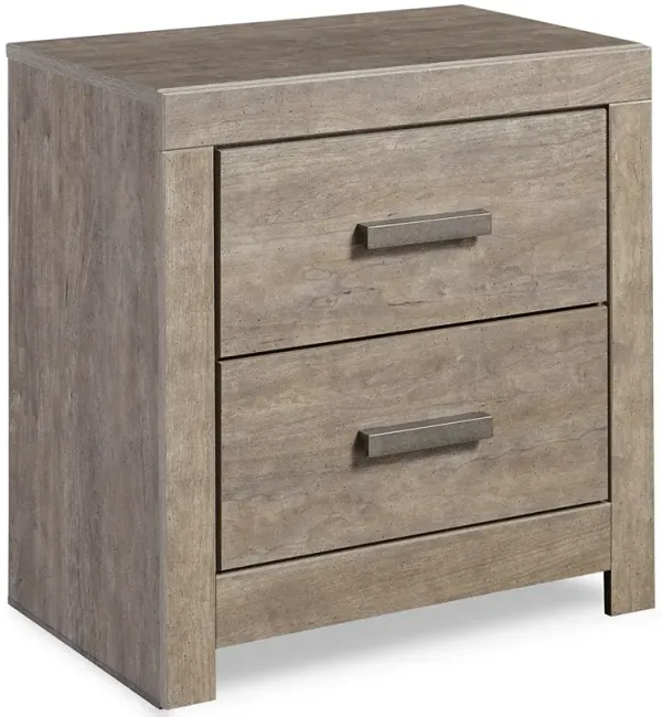 Culverbach - Two Drawer Night Stand - Gray