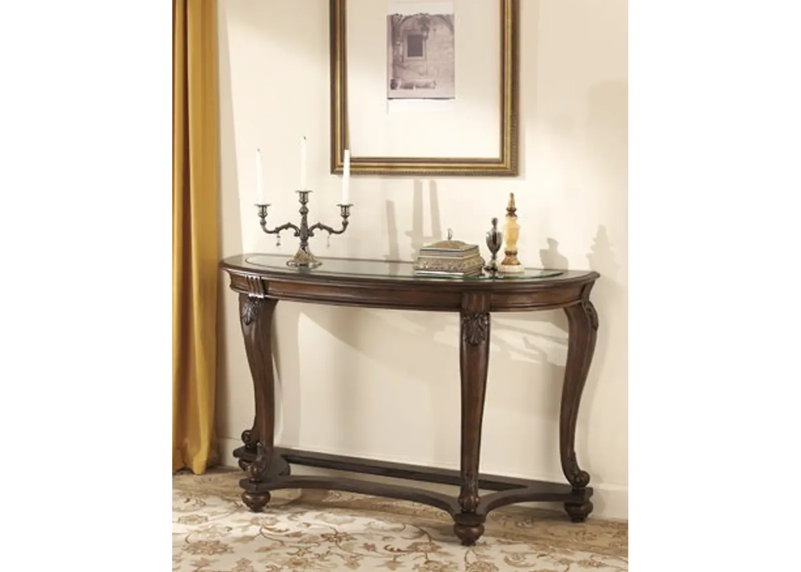 Norcastle - Dark Brown - Sofa Table