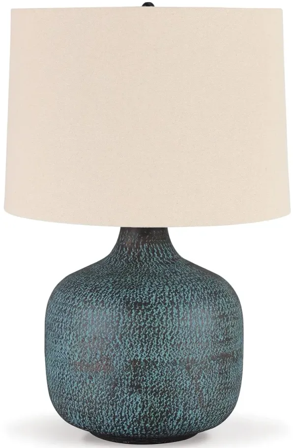 Malthace - Metal Table Lamp  - Patina