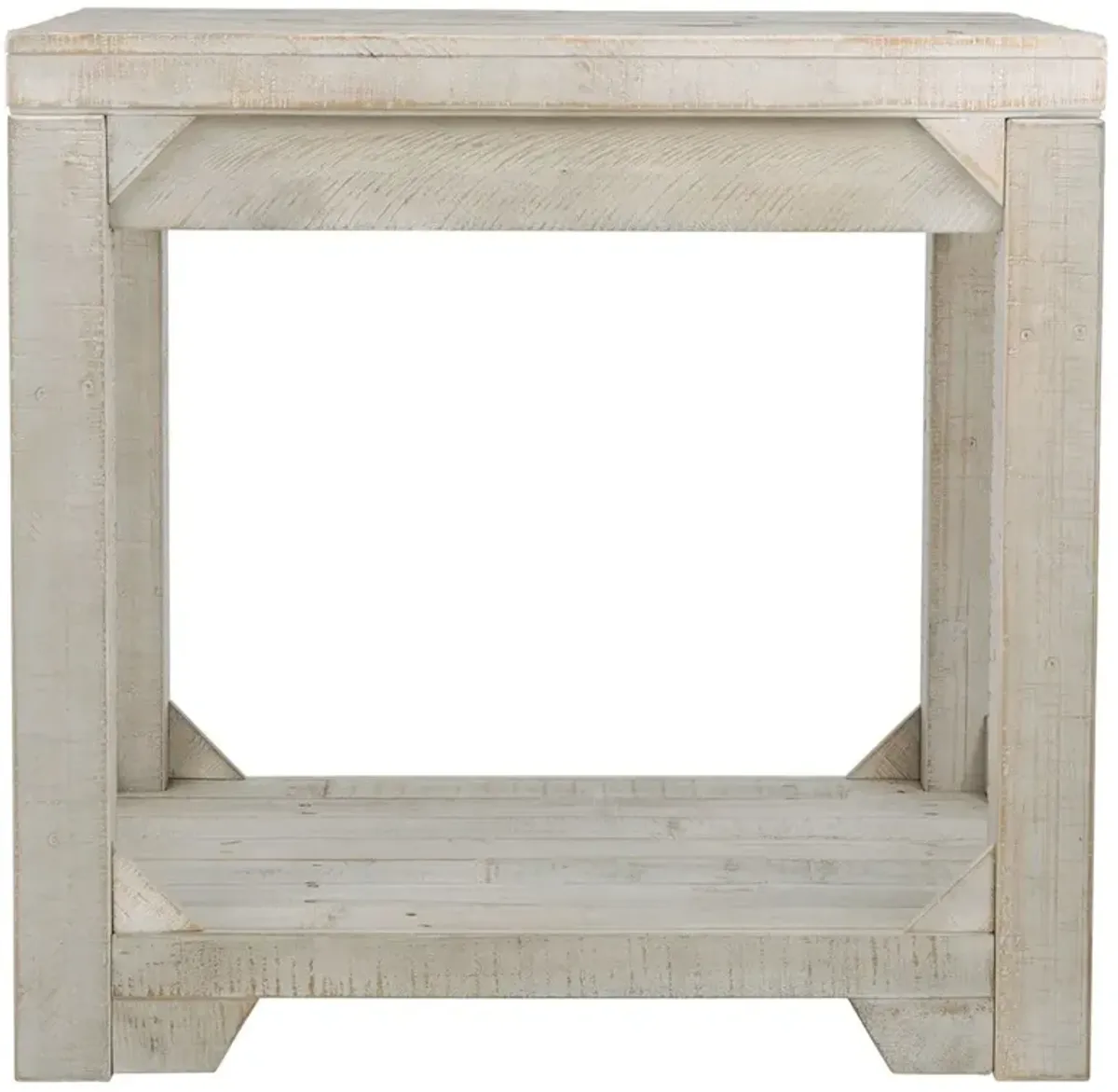 Fregine - Whitewash - Rectangular End Table