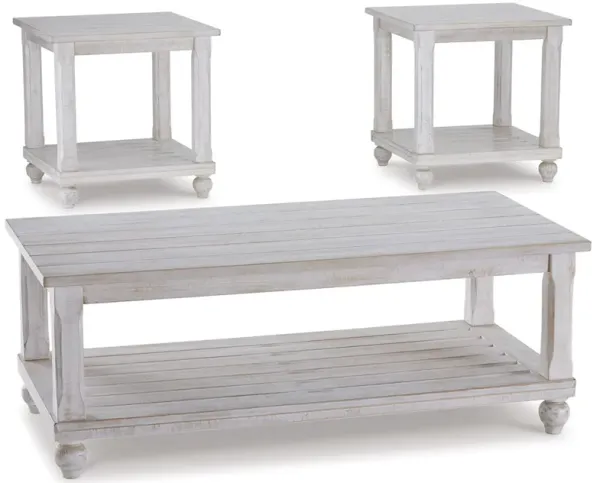 Cloudhurst - White - Occasional Table Set (Set of 3)