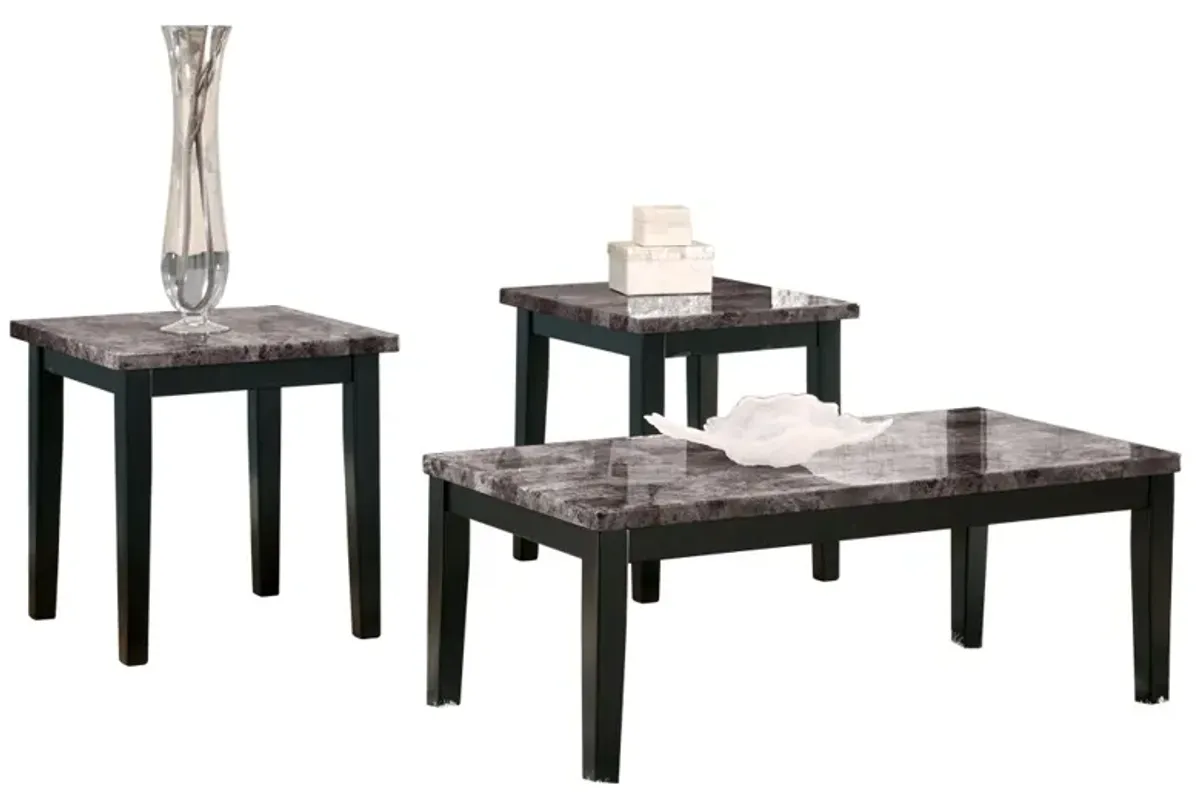 Maysville - Black - Occasional Table Set (Set of 3)