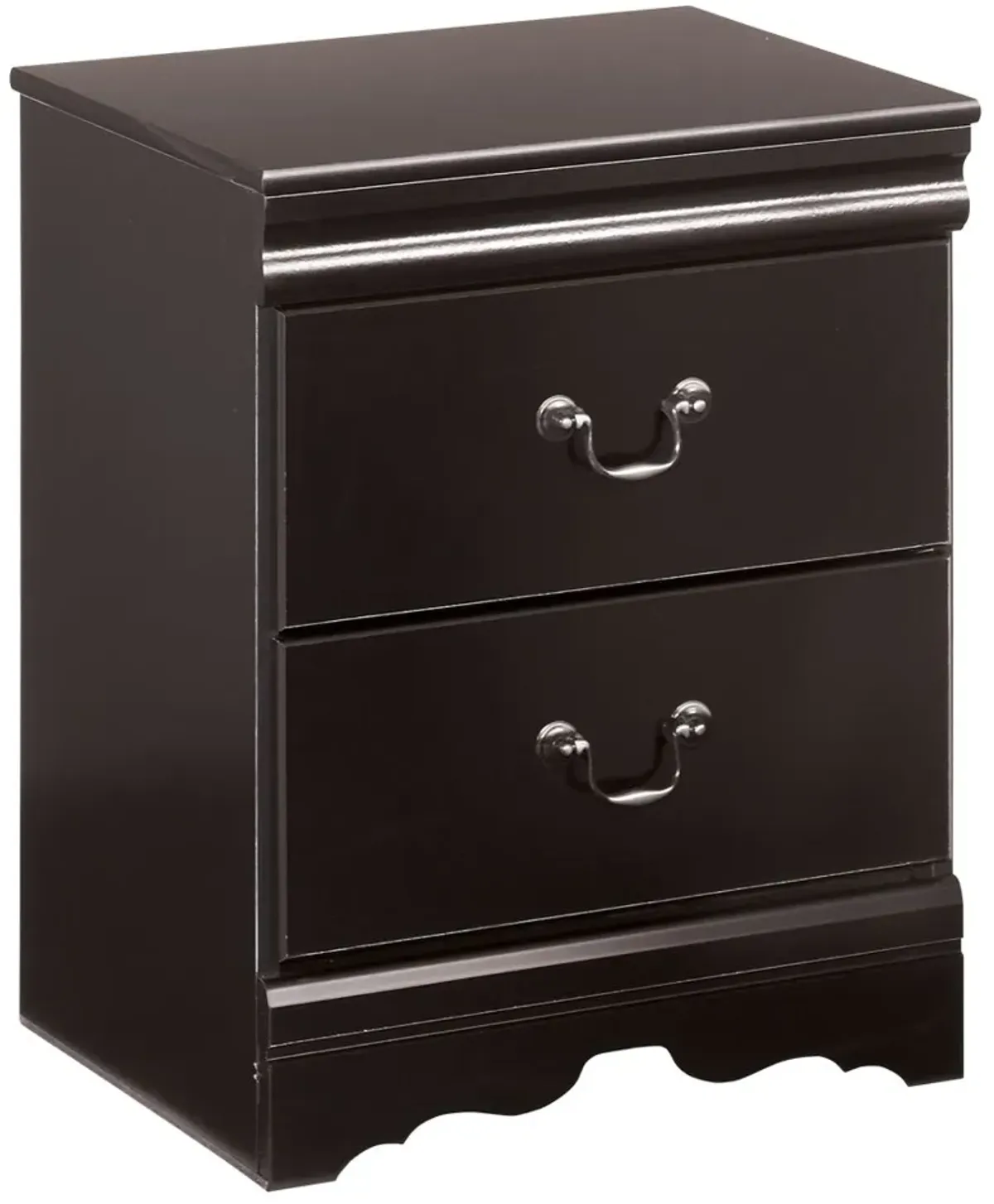 Huey Vineyard - Two Drawer Night Stand - Black