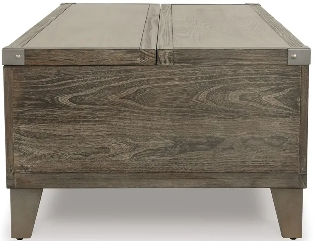 Chazney - Rustic Brown - Lift Top Cocktail Table