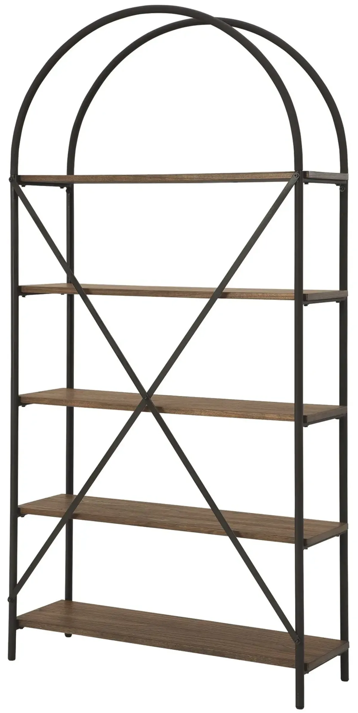 Galtbury - Brown / Black - Bookcase