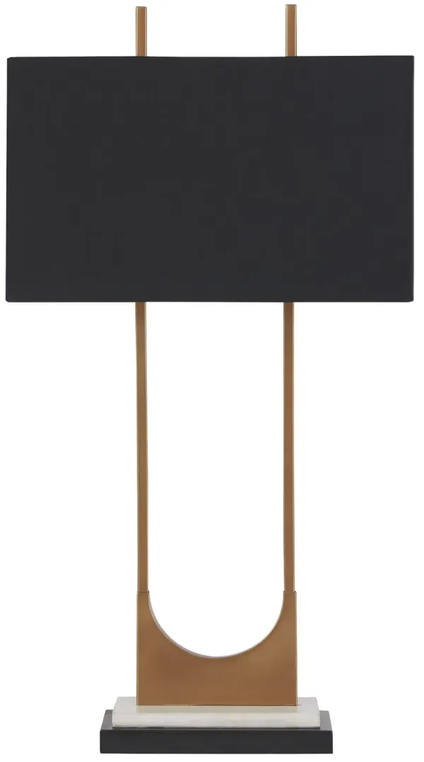 Malana - Brass Finish - Metal Table Lamp