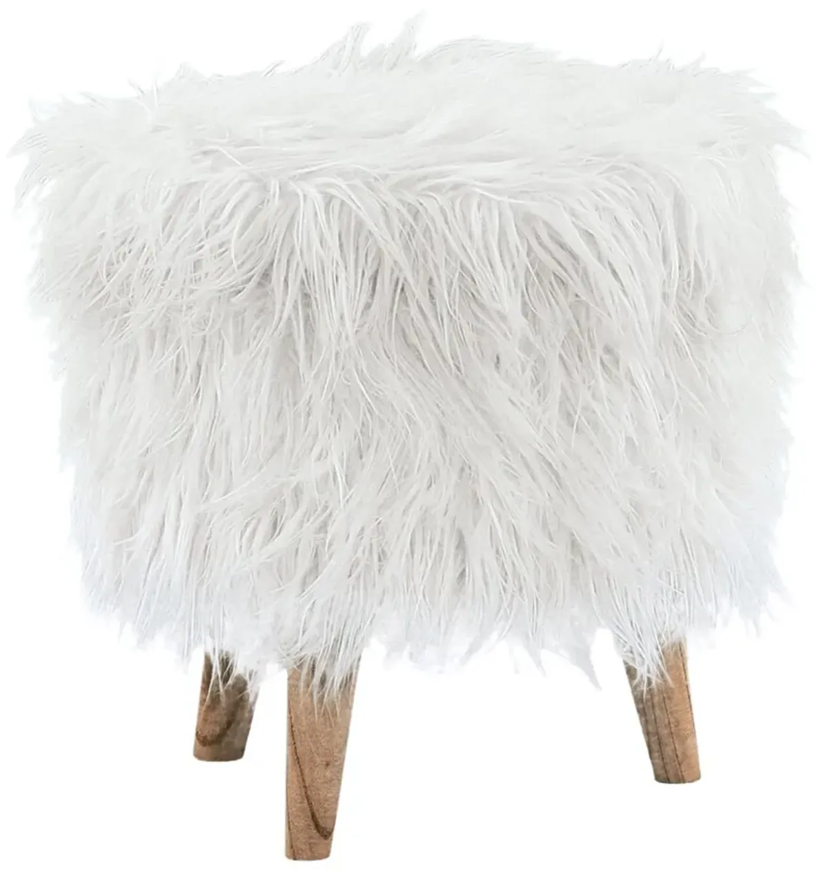 Elson - White - Storage Ottoman