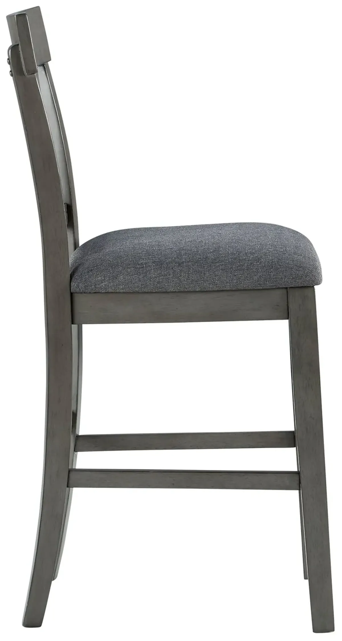 Hallanden - Black / Gray - Upholstered Barstool (Set of 2)