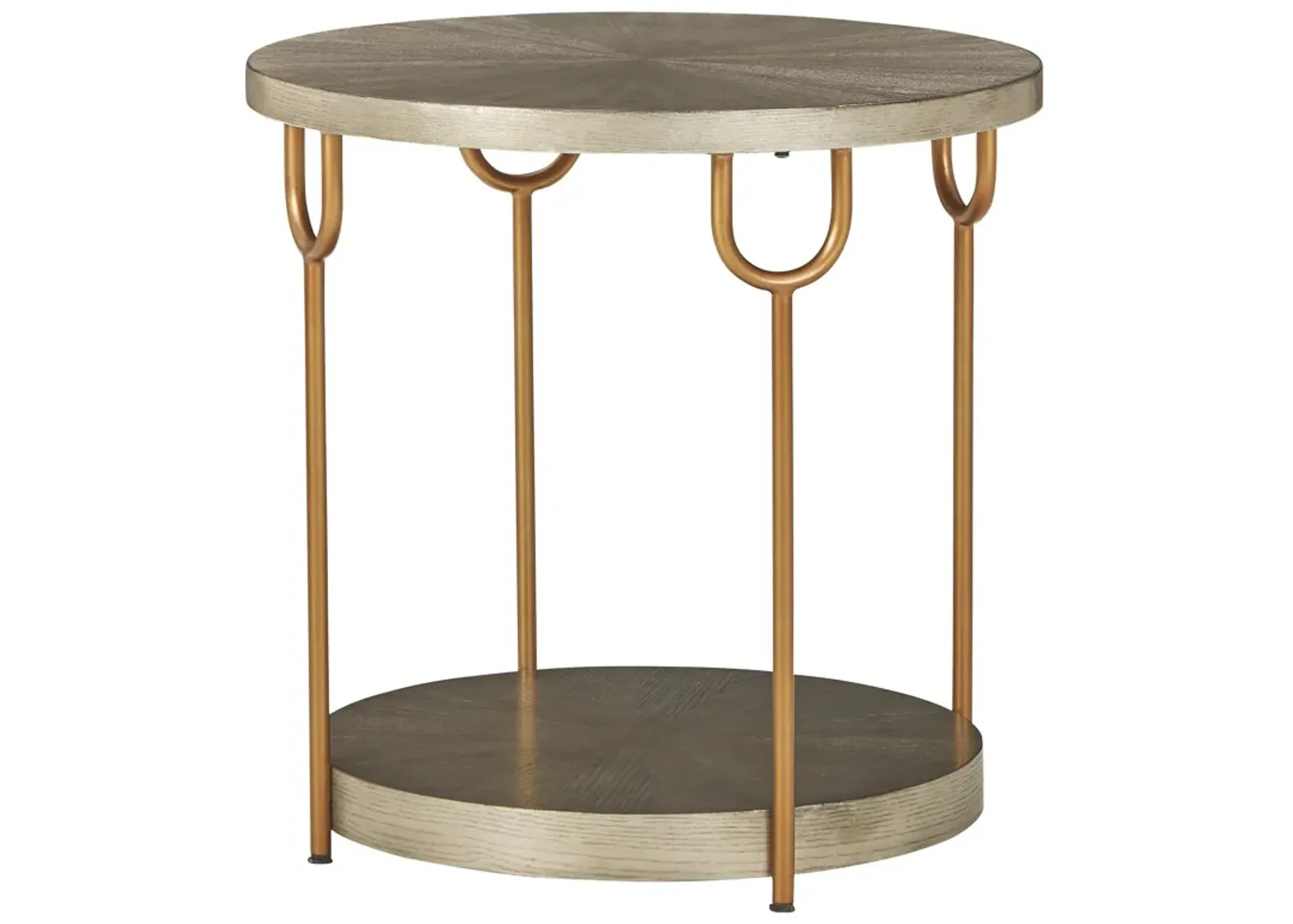 Ranoka - Platinum - Round End Table